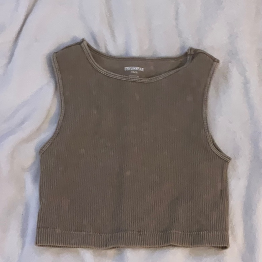 Girls crop tank
